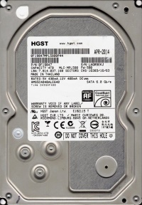 Hıtachı 4tb 5700rpm 64mb Sata3 Güvenlik Diski Hms5c4040ale640 YENİDEN URETİLMİŞ DİSK - 1
